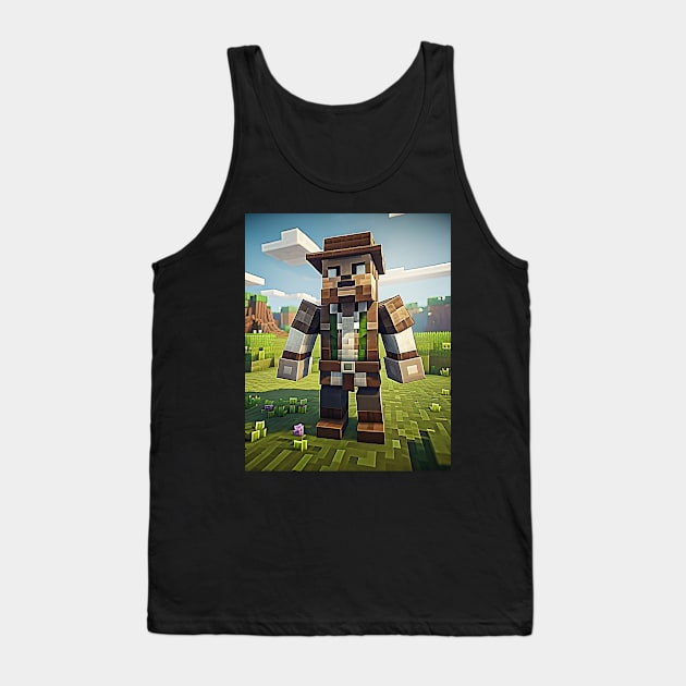 Great farmer in the world Minecraft Tank Top by Farmer